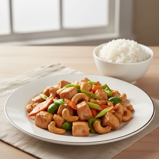 165. Diced Chicken with Cashew nut 腰果雞丁
